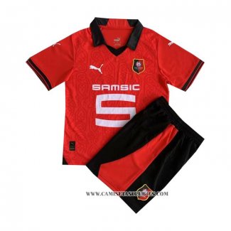 Camiseta Primera Stade Rennais Nino 23-24