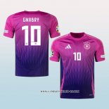 Camiseta Segunda Alemania Jugador Gnabry 2024