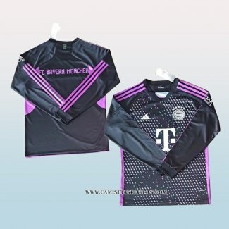 Camiseta Segunda Bayern Munich 23-24 Manga Larga