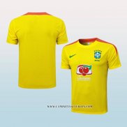 Camiseta de Entrenamiento Brasil 25-26 Amarillo