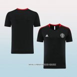 Camiseta de Entrenamiento Manchester United 23-24 Negro