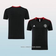 Camiseta de Entrenamiento Manchester United 23-24 Negro