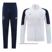 Chandal de Chaqueta del Ajax 23-24 Blanco