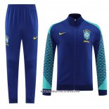 Chandal de Chaqueta del Brasil 23-24 Azul