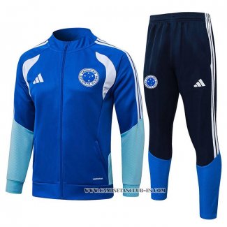 Chandal de Chaqueta del Cruzeiro Nino 25-26 Azul