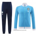 Chandal de Chaqueta del Manchester City 23-24 Azul Claro