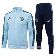 Chandal de Chaqueta del Manchester City Nino 25-26 Azul