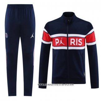 Chandal de Chaqueta del Paris Saint-Germain 23-24 Azul y Rojo