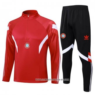 Chandal de Sudadera del Bayern Munich 24-25 Rojo
