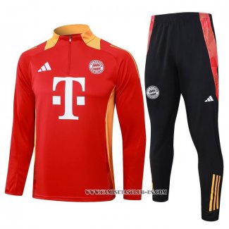 Chandal de Sudadera del Bayern Munich 24-25 Rojo