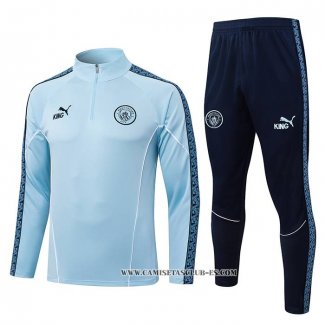 Chandal de Sudadera del Manchester City 25-26 Azul