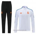 Chandal de Sudadera del Real Madrid 21-22 Blanco