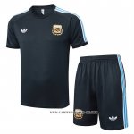 Chandal del Argentina 25-26 Manga Corta Gris - Pantalon Corto