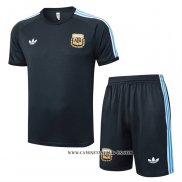Chandal del Argentina 25-26 Manga Corta Gris - Pantalon Corto