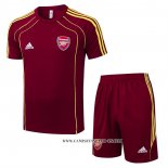 Chandal del Arsenal 25-26 Manga Corta Rojo - Pantalon Corto