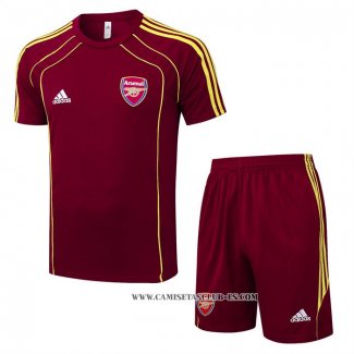 Chandal del Arsenal 25-26 Manga Corta Rojo - Pantalon Corto