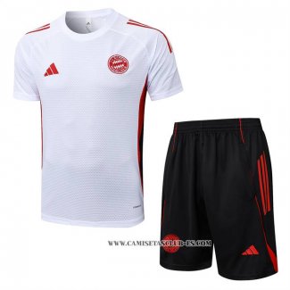Chandal del Bayern Munich 25-26 Manga Corta Blanco - Pantalon Corto