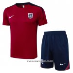 Chandal del Inglaterra 24-25 Manga Corta Rojo - Pantalon Corto