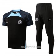 Chandal del Inter Milan 22-23 Manga Corta Negro