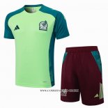 Chandal del Mexico 24-25 Manga Corta Verde - Pantalon Corto