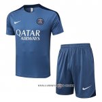 Chandal del Paris Saint-Germain Jordan 25-26 Manga Corta Gris - Pantalon Corto