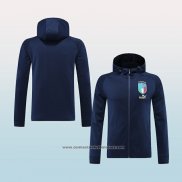 Chaqueta con Capucha del Italia 22-23 Azul