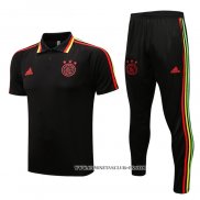 Conjunto Polo del Ajax 22-23 Negro