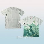 Tailandia Camiseta Brasil Jesus 25-26 Blanco Verde