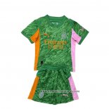 Camiseta AC Milan Portero Nino 25-26 Verde