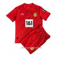 Camiseta Borussia Dortmund Portero Nino 22-23 Rojo