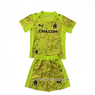 Camiseta Olympique Marsella Portero Nino 25-26 Amarillo