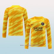 Camiseta Paris Saint-Germain Portero 23-24 Manga Larga Amarillo