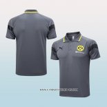 Camiseta Polo del Borussia Dortmund 23-24 Gris