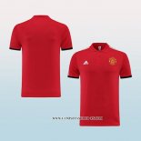 Camiseta Polo del Manchester United 23-24 Rojo
