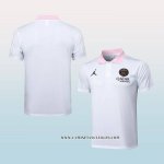 Camiseta Polo del Paris Saint-Germain Jordan 24-25 Blanco