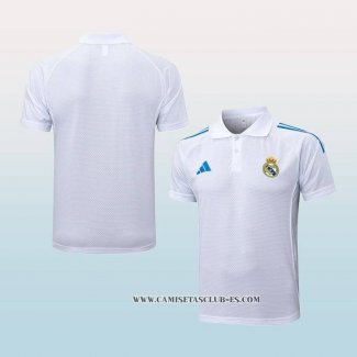 Camiseta Polo del Real Madrid 25-26 Azul Blanco