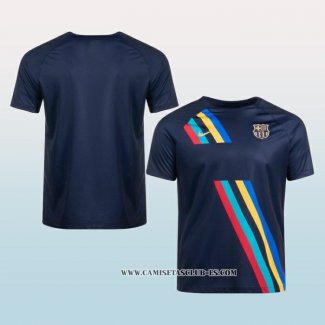 Camiseta Pre Partido del Barcelona 2022 Azul