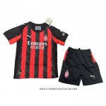 Camiseta Primera AC Milan Nino 25-26