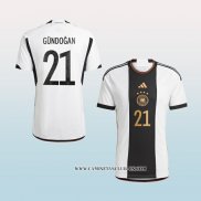 Camiseta Primera Alemania Jugador Gundogan 2022