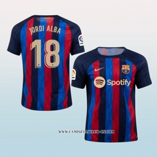 Camiseta Primera Barcelona Jugador Jordi Alba 22-23