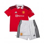 Camiseta Primera Manchester United Nino 22-23