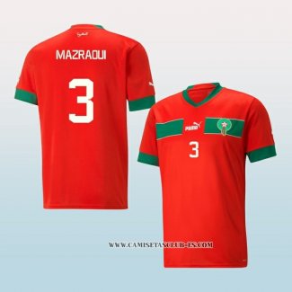 Camiseta Primera Marruecos Jugador Mazraoui 2022