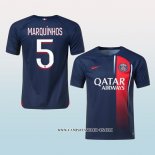 Camiseta Primera Paris Saint-Germain Jugador Marquinhos 23-24