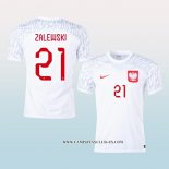 Camiseta Primera Polonia Jugador Zalewski 2022