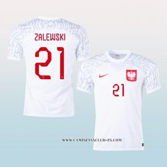 Camiseta Primera Polonia Jugador Zalewski 2022