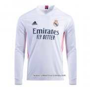 Camiseta Primera Real Madrid 20-21 Manga Larga