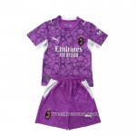 Camiseta Segunda AC Milan Portero Nino 26-27