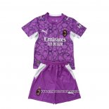 Camiseta Segunda AC Milan Portero Nino 26-27