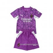 Camiseta Segunda AC Milan Portero Nino 26-27