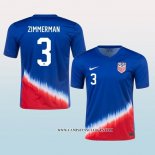 Camiseta Segunda Estados Unidos Jugador Zimmerman 2024
